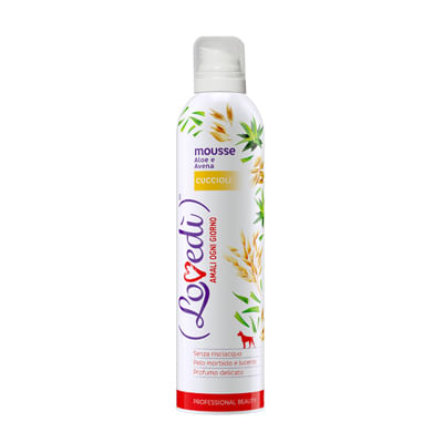 Lovedì Cuccioli Shampoo Mousse Aloe e Avena