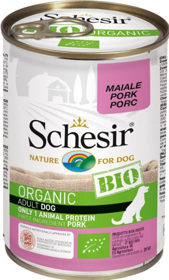 Schesir Nature Bio Dog Lattina 400G