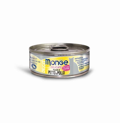 Monge Delicate Cat Lattina Multipack 24x80G