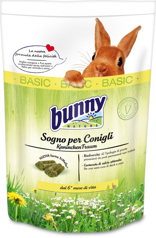 Bunny Nature Mangime Sogno per Conigli Basic