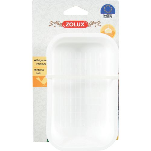 Zolux Uccelli Vaschetta Bagno Interna Bianca