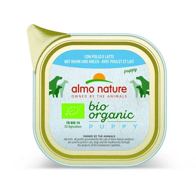 Almo Nature Bio Organic Puppy Vaschetta Multipack 32x100G