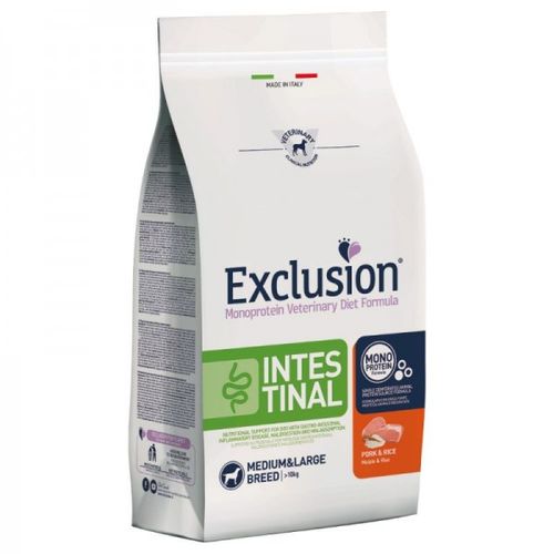 Exclusion Intestinal Dog Medium&Large Maiale