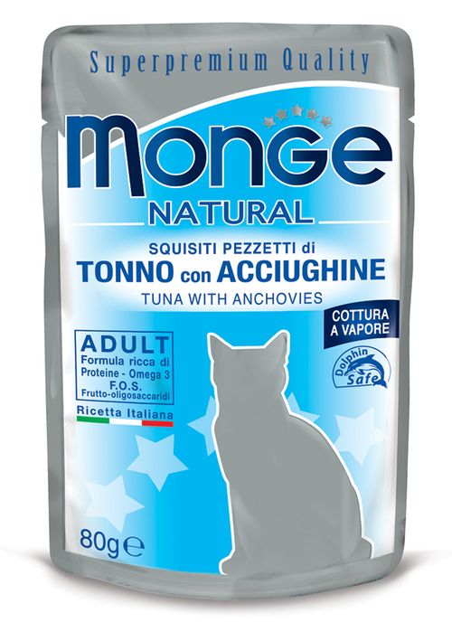 Monge Cat Natural Busta Multipack 24x80G