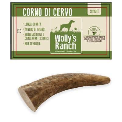 Wolly's Ranch Dog Snack Corno di Cervo