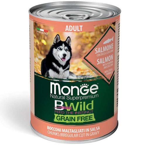 Monge Natural Superpremium Bwild Dog Lattina 400G