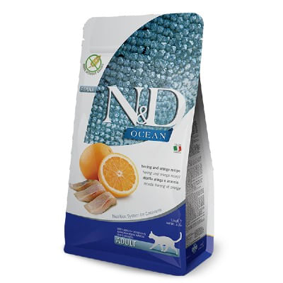 N&D Ocean Gatto Adult Aringa e Arancia