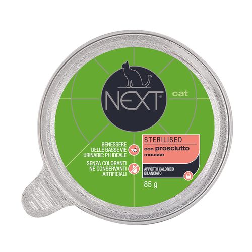 Next Cat Sterilised Vaschetta Multipack 24x85G