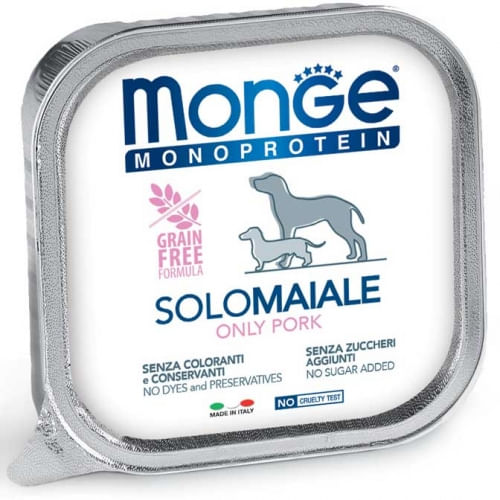 Monge Monoprotein SOLO Vaschetta Multipack 24x150G