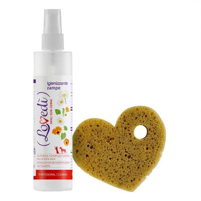 Lovedì Dog Igienizzante Zampe con Spugnetta
