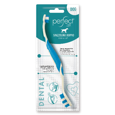 Perfect Spazzolino Doppio Per Cane