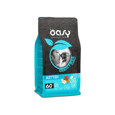 Oasy Kitten Grain Free al Pesce