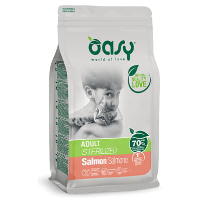 Oasy Cat Adult Sterilized Salmone