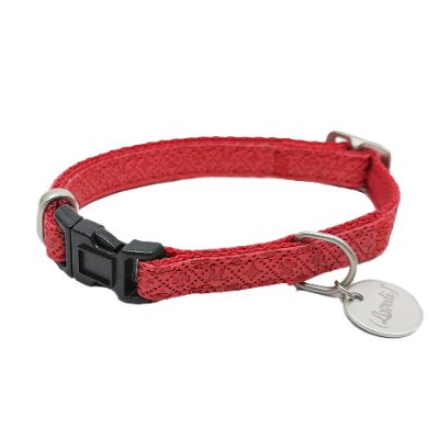 Lovedì Collare per Cani Majesty in Similpelle Rosso