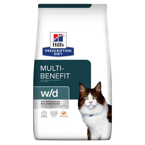 Hill's Prescription Diet w/d Multi-Benefit Alimento Secco per Gatti