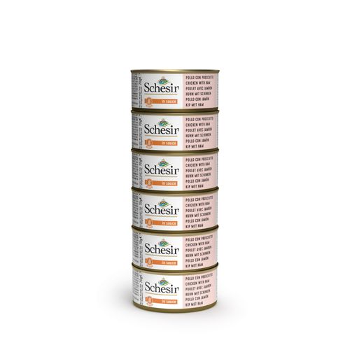 Schesir Cat Lattina in Salsa Multipack 6x70G