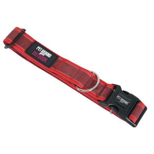 Pet Around You Collare Outdoor Rosso