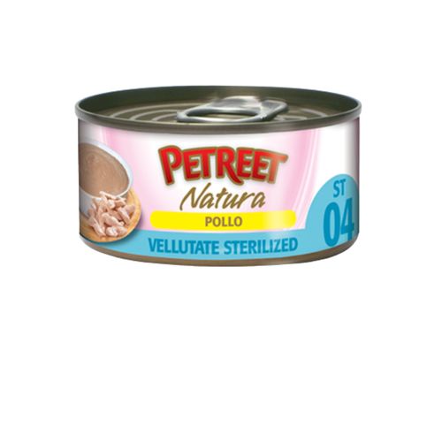 Petreet Natura Cat Le Vellutate Sterilised Lattina Multipack 24x70G