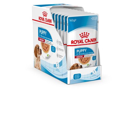 Royal Canin Medium Puppy Busta Multipack 20x140G