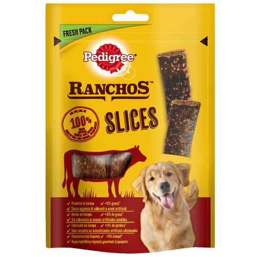 Pedigree Snack Cane Ranchos Slices Manzo