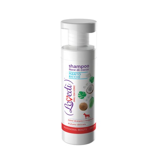 Lovedì Dog Shampoo Manto Riccio con Noce di Cocco