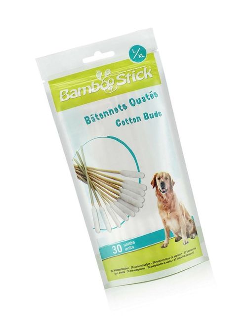 H3D Stick di Bamboo per Pulizia Orecchie Cane