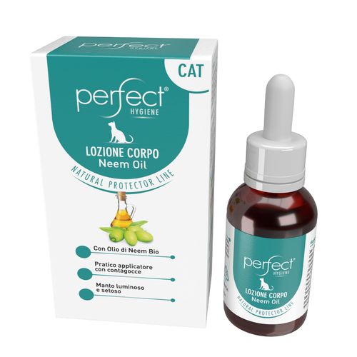 Perfect Lozione Corpo Olio di Neem per Gatto