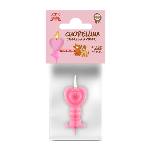 Cuorellina Femmina Rosa Cane e Gatto