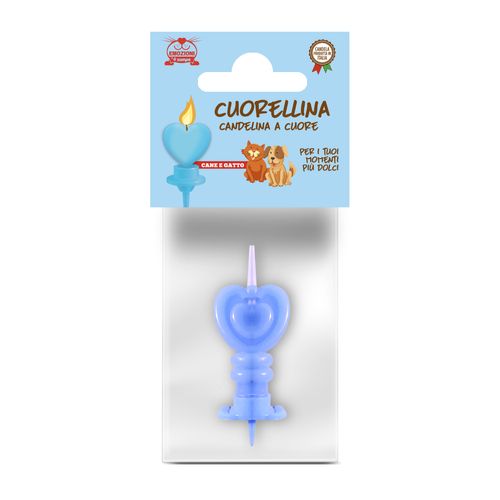 Cuorellina Maschio Azzurra Cane e Gatto