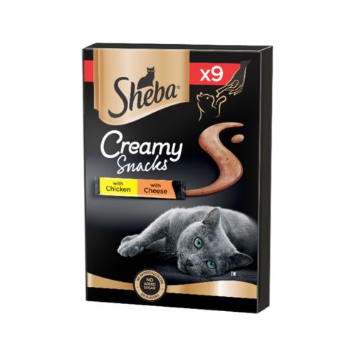 Sheba Snack Gatto Creamy Snack Pollo e Formaggio