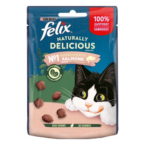 Felix Snack Gatto Naturally Delicious al Salmone