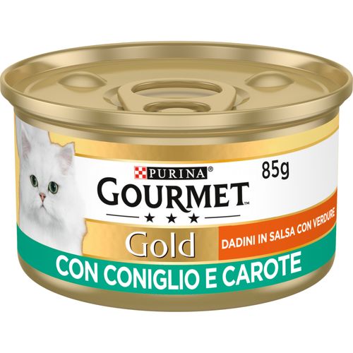 Gourmet Gold Dadini in Salsa con Verdure Cat Lattina Multipack 24x85G