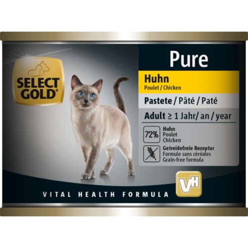 Select Gold Pure Cat Adult Lattina Multipack 6x200G