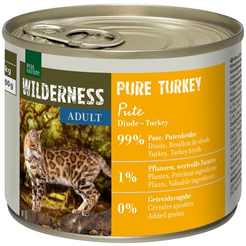 Real Nature Wilderness Cat Paté Lattina  Multipack 6X200G