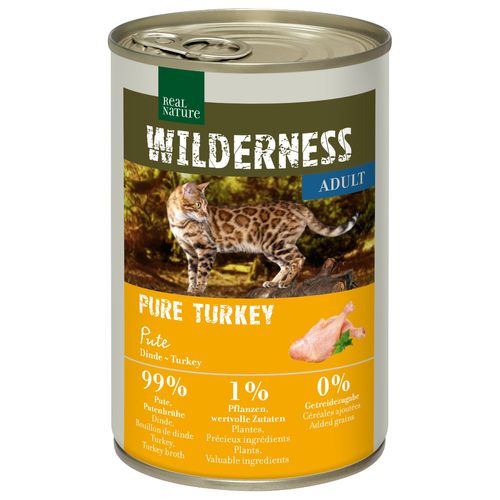 Real Nature Wilderness Cat Paté Lattina 400G