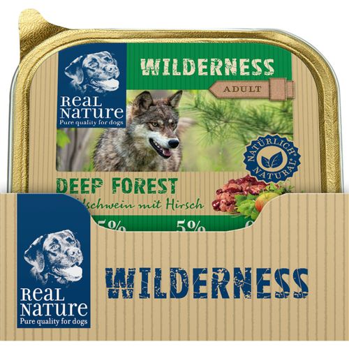 Real Nature Wilderness Dog Vaschetta Multipack 16x100G