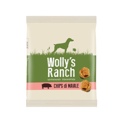 Wolly's Ranch Dog Snack Chips di Maiale