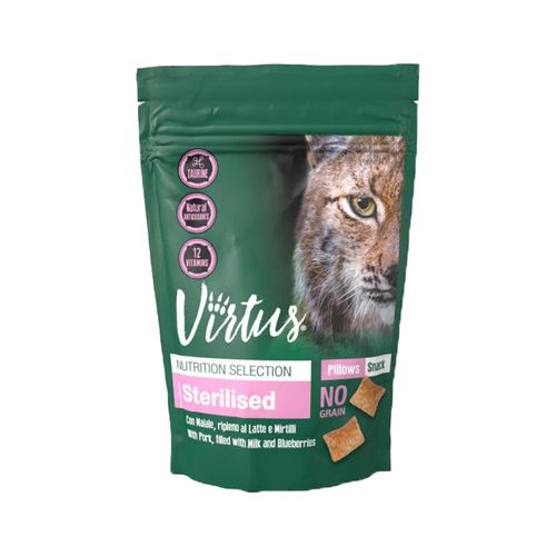 Virtus Sterilised Cat Pillows Snack 60G