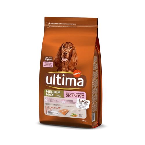 Ultima Dog Medium Maxi Adult Sensitive Monoproteico con Salmone