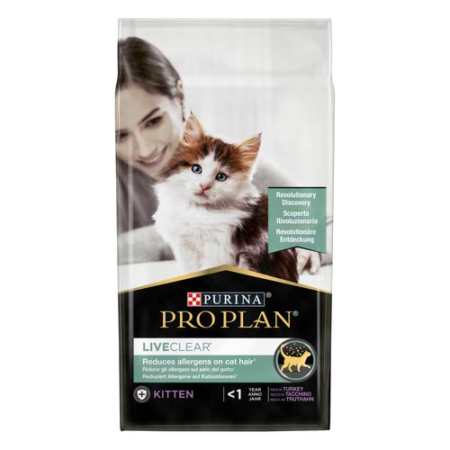 Pro Plan LiveClear Kitten Tacchino