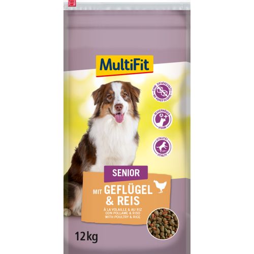 MultiFit Dog Senior con Pollame e Riso