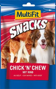 MultiFit Snack Dog Chick'n Chew Bones