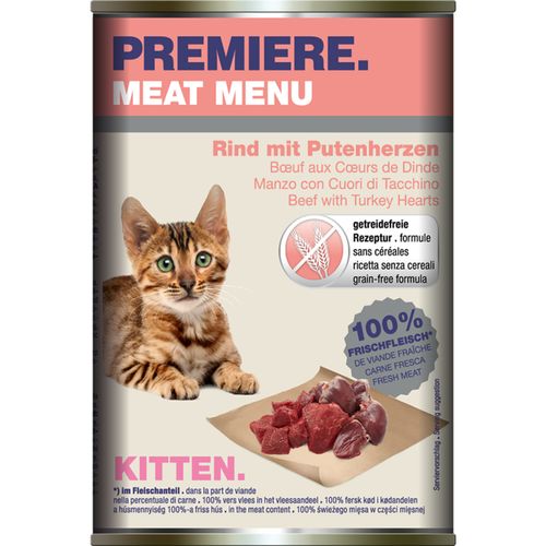 Premiere Meat Menu Kitten Lattina 400G