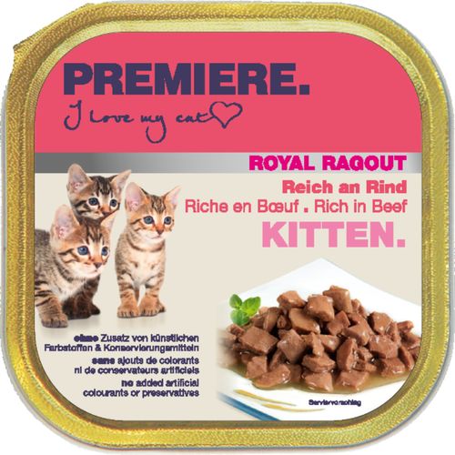 Premiere Royal Ragout Kitten Vaschetta Multipack 16x100G