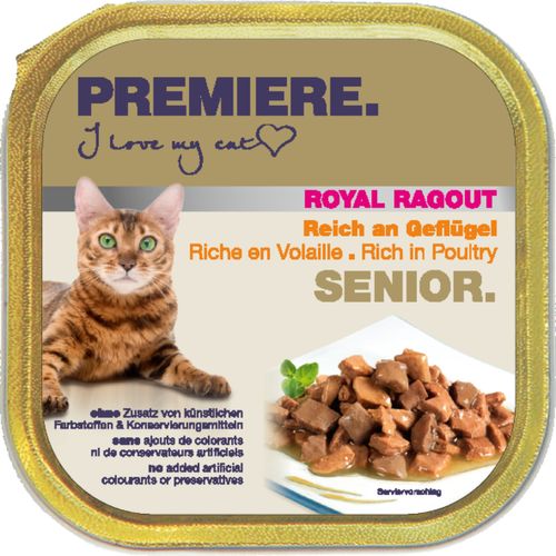 Premiere Royal Ragout Senior Vaschetta Multipack 16x100G