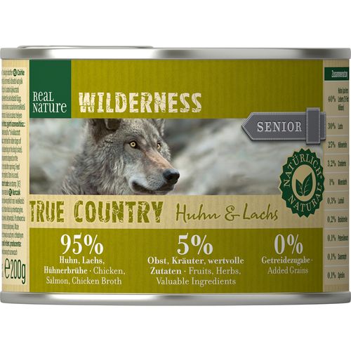 Real Nature Wilderness Senior Lattina Multipack 6x200G
