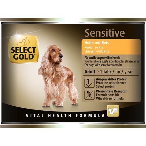 Select Gold Sensitive Dog Lattina Multipack 6x200G