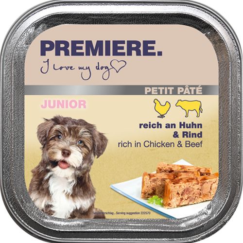 Premiere Petit Pate Puppy Vaschetta Multipack 11x150G