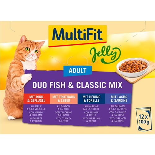 MultiFit Jelly Cat Busta Multipack 12x100G