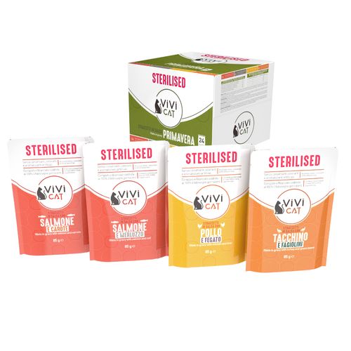 ViVi Cat Sterilised Busta Mix Carne e Pesce